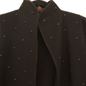 Very Rare Luxury Designer Wool Coat. Yesterday’s News by Mrs H Winter.